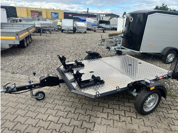 Új Motorszállító utánfutó Lorries Motorradanhänger MT-2, 0,75 to. 240 x 174 cm, absenkbar: 2 kép.