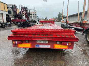 Platós pótkocsi Flatbed trailer PACTON: 3 kép.