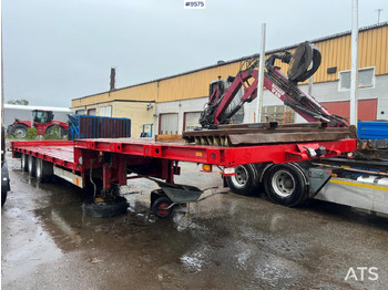 Platós pótkocsi Flatbed trailer PACTON: 2 kép.