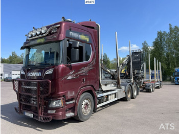 Rönkszállító teherautó SCANIA R 580