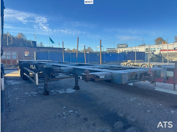 Félpótkocsi alváz