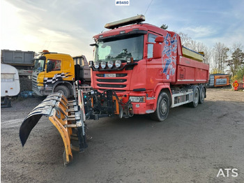 Tipper truck, Scania G410, Front plow, Salt spreader (See video) lízing Tipper truck, Scania G410, Front plow, Salt spreader (See video): 1 kép.
