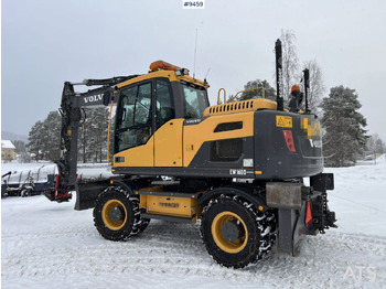 Gumikerekes kotró Volvo EW160 D Wheeled excavator (VIDEO): 2 kép.