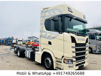 Cserefelépítményes teherautó SCANIA S 450