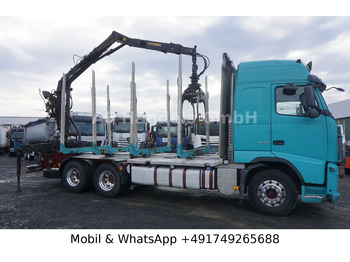 Rönkszállító teherautó, Darus autó Volvo FH 540 Globe BL 6x4 Hiab 115z-80  *VEB+/AHK: 5 kép.