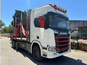Rönkszállító teherautó SCANIA R 650