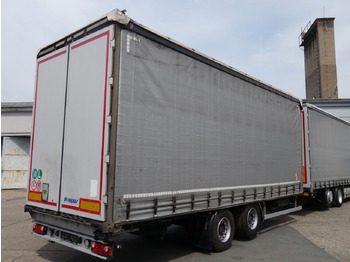 Ponyvás teherautó Renault T520 6x2 + trailer, 120m3, 2x Liftachse: 5 kép.