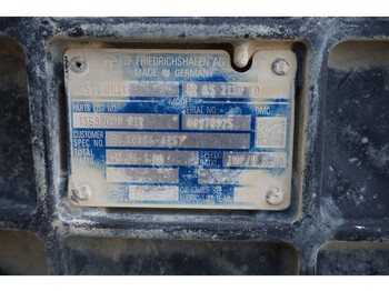 Sebességváltó - Teherautó ZF 12AS2130DD TGX 81.32004-6257: 5 kép.