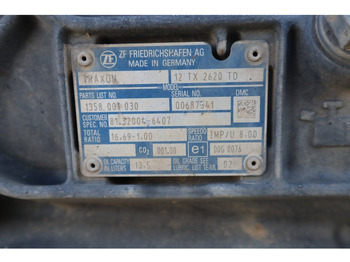 Sebességváltó - Teherautó ZF 12TX2620DD  81.32004-6407: 5 kép.
