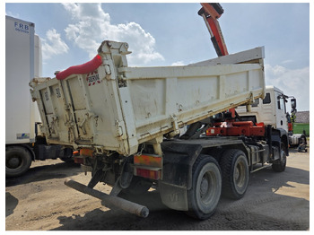 Billenőplatós teherautó, Darus autó MAN TGA 26.350 6X4 BORDMATIC TIPPER CRANE PALFINGER PK15500: 2 kép.