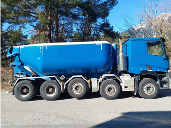 Billenőplatós teherautó Renault C520 10x4, E6, Moser Silo Kipper 19m³: 5 kép.