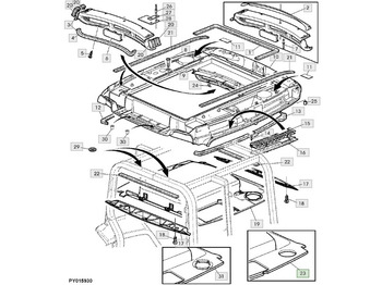 Fülke és belső tér JOHN DEERE