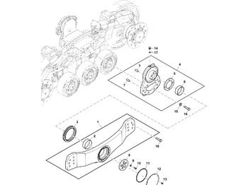 Járószerkezet alkatrészek JOHN DEERE