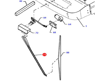 Ablaktörlő MASSEY FERGUSON