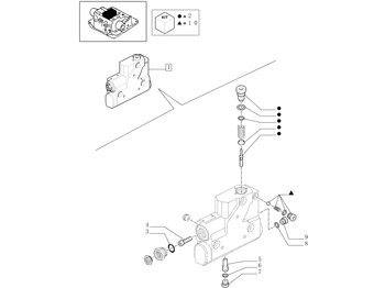 Hidraulikus szelep NEW HOLLAND