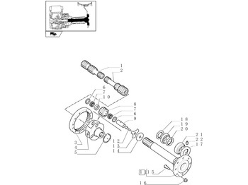 Féltengely NEW HOLLAND