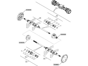 Féltengely NEW HOLLAND