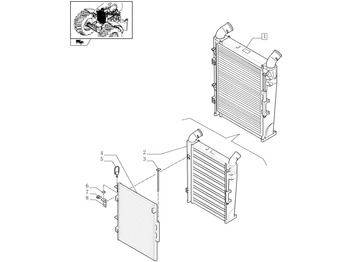 Köztes hűtő NEW HOLLAND