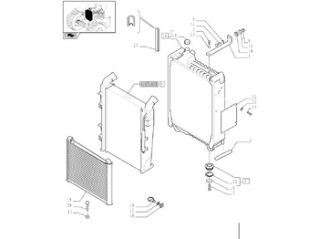 Köztes hűtő NEW HOLLAND
