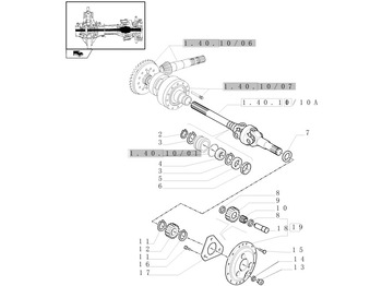 Féltengely NEW HOLLAND