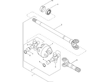 Féltengely NEW HOLLAND