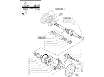 Féltengely NEW HOLLAND
