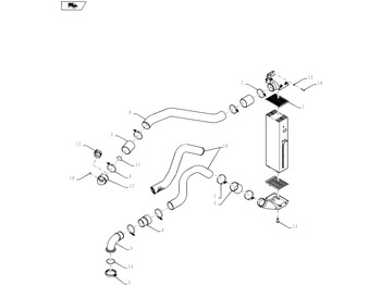 Köztes hűtő NEW HOLLAND