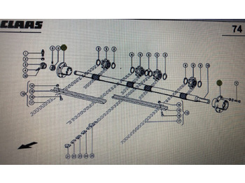 Alkatrész CLAAS