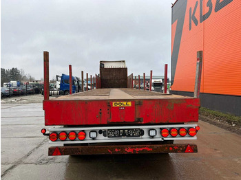 Platós félpótkocsi Doll 93 H STEERED AXLES / PLATFORM L=13463 / EXTENDABLE: 5 kép.