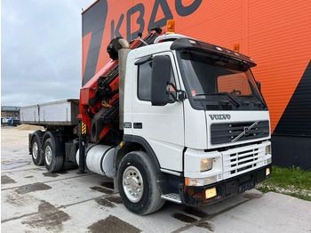 Billenőplatós teherautó, Darus autó Volvo FM 12 380 6x2 COMBI - CRANE TIPPER + TRACTOR / PK36002 / BOX L=5206 mm: 4 kép.