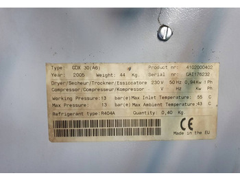Légkompresszor OSUSZACZ ZIĘBNICZY AIRPRESS APX 30, 3m3/min: 2 kép.