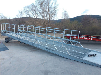 Új Rakodó rámpa AZ RAMP-EASY XL-10 FULL GALVA. WIDE Mobil Galvanizate Loading Ramp With Level Off, 10 t Capacity: 4 kép.