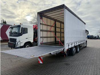 Ponyvás teherautó MAN TGX 26.440 6x2 LL Schwerlast Ladebordwand/Rampe: 3 kép.