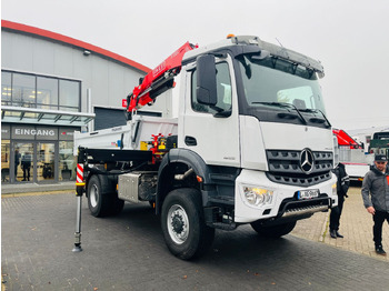 Mercedes-Benz Arocs 1835  4x4 Meiller Fassi F135 Kran Kipper lízing Mercedes-Benz Arocs 1835  4x4 Meiller Fassi F135 Kran Kipper: 2 kép.