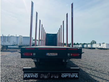 Rönkszállító félpótkocsi PAVIC PRSH27 Plateau Rungen Schnellwechselsystem: 5 kép. Rönkszállító félpótkocsi PAVIC PRSH27 Plateau Rungen Schnellwechselsystem: 5 kép.