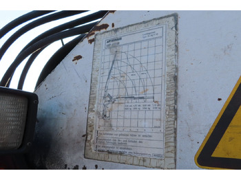 Platós félpótkocsi Rollkran Auflieger Kennis: 5 kép.