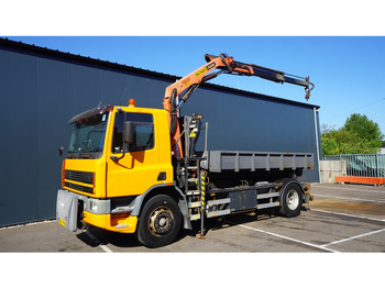 Darus autó DAF CF 65.210 HOOKARM SYSTEM WITH PALFINGER PK 9501 CRANE: 2 kép.