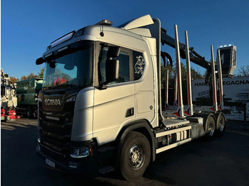 Scania R730 V8 6X4, Retarder, Timber-truck + Crane, 2020 lízing Scania R730 V8 6X4, Retarder, Timber-truck + Crane, 2020: 4 kép.