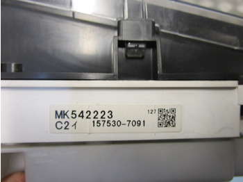 Elektromos rendszer - Teherautó MITSUBISHI FUSO CLOCK CLUSTER P/NO MK542223: 2 kép.