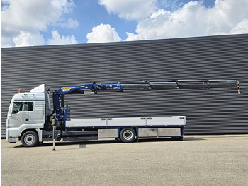 Platós teherautó, Darus autó MAN TGS 18.360 4x2 PALFINGER 27 t/m CRANE / KRAN: 5 kép.