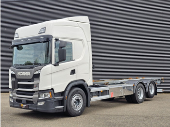 Cserefelépítményes teherautó SCANIA G 500