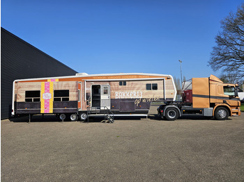 Félpótkocsi dobozos Scania P 280 + trailer - 2 X SLIDE OUT / CAMPER / WOHNMOBIL: 5 kép.