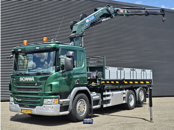 Platós teherautó SCANIA P 410