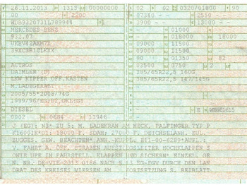 Billenőplatós teherautó Mercedes-Benz 1844 4x4 Meiller 3S Bordmatik Palfinger PK16001K: 2 kép.