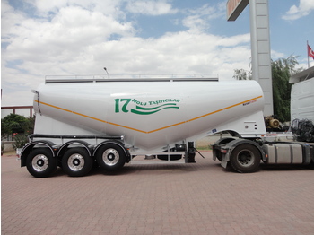 Új Tartályos félpótkocsi a következők szállításához cement NURSAN Cement Bulker: 2 kép.