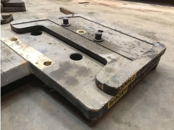 Ellensúly - Autódaru Terex PPM 400 ATT counterweight 200 kg: 4 kép.