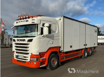 Dobozos felépítményű teherautó SCANIA R 410
