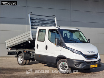Új Billenőplatós kisteherautó Iveco Daily 35C21 3 zijdige Kipper Dubbel Cabine 210PK 3.0L Dubbellucht Airco Cruise LED Camera Tipper Benne Kieper 2m3 Airco Trekhaak: 2 kép.