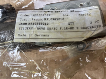 Új Alkatrész - Építőipari gépek REXROTH Steuerventil A4VS DR/30 R910983010: 2 kép. Új Alkatrész - Építőipari gépek REXROTH Steuerventil A4VS DR/30 R910983010: 2 kép.