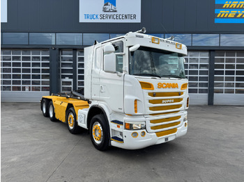 Horgos rakodó teherautó SCANIA G480 8x4 Sobag: 3 kép. Horgos rakodó teherautó SCANIA G480 8x4 Sobag: 3 kép.